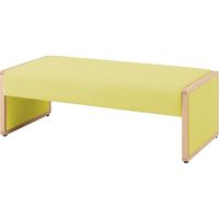 オカムラ L-40E 2人用ベンチ 総張り マスカット 1160幅×620奥行×420座高（mm） L340BM PG02（直送品）