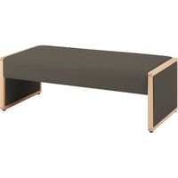 オカムラ L-40E 2人用ベンチ 総張り ミッドナイト・グレー 1160幅×620奥行×420座高（mm） L340BM PG13（直送品）