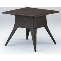 オカムラ L411角テーブル 720H ダークブラウン 900幅×900奥行×720高さ（mm） L411TC GA87（直送品）