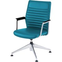 L434HH FMK6 |オカムラ フィルメ4本脚ハイバック ロッキングメカ ブルーグリーン（直送品）