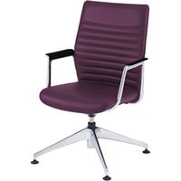 L434HH FS06 |オカムラ フィルメ4本脚ハイバック ロッキングメカ パープル（直送品）