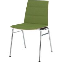 オカムラ simpureチェア 肘無・背座パッド ライトグリーン L638FZ FBJ5（直送品）