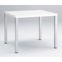 オカムラ クライアントテーブル ホワイト 900幅×900奥行×720高さ（mm） L667BS MP06（直送品）