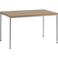 オカムラ tresse-Rテーブル ネオウッドミディアム 1200幅×800奥行×720高さ（mm） L674CA MR08（直送品）