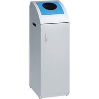 オカムラ L937分別ごみ箱25L ペット用 アクアブルー 290幅×390奥行×850高さ（mm） L937TC ZC35（直送品）