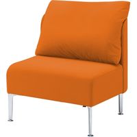 オカムラ マッフル ソファ 1人用 パンプキン MS65ZA F010（直送品）