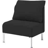 オカムラ マッフル ソファ 1人用 ブラックベリー 700幅（mm） MS65ZA F013（直送品）