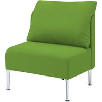 オカムラ マッフル ソファ 1人用 グレープ MS65ZA F015（直送品）