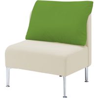 オカムラ マッフル ソファ 1人用 バニラ*グレープ MS65ZA F15B（直送品）