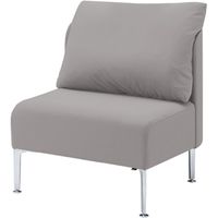 オカムラ マッフル ソファ 1人用 グレー MS65ZA FXW1（直送品）