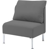 オカムラ マッフル ソファ 1人用 ダークブラウン MS65ZA FXW3（直送品）