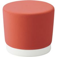 オカムラ メロウ ロースツール 丸 ピーチ 500幅×500奥行×420高さ（mm） MS78AR F005（直送品）