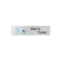 フジタ 会社向けクリスタル B-IN1-0204男子トイレ 平付型アルミ（直送品）