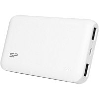 シリコンパワー モバイルバッテリー10000mAh ホワイト SP10KMAPBK100P0W SP10KMAPBK100P0WJE 1個