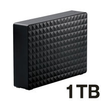 エレコム 1TB 外付けHDD/USB3.1対応 SGD-NZ010UBK 1台