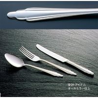 18-0 #1500 デザートナイフ（S・H）ノコ刃付 2215600 江部松商事（取寄品）