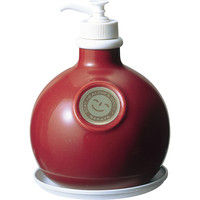 サラヤ ウォシュボン専用 陶磁器製容器 MB-500 ワインレッド 21907 8464000（取寄品）