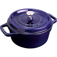 STAUB ココットラウンド グランブルー30cm 中古品 STAUB(ストウブ) ピコ・ココット ラウンド 30cm グランブルー