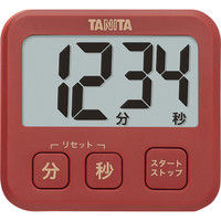 タニタ 8144800 薄型タイマー TD-408 レッド TD408（取寄品）