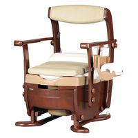 パナソニック　エイジフリー 家具調トイレ座楽 シャワポット ベーシック PN-L21515 【トイレ用品】ウェルファンカタログ  412663（直送品）