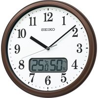 SEIKO（セイコータイムクリエーション）掛け時計 温度湿度表示付き電波掛時計