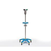 新鋭工業 酸素吸入・吸引スタンド OVHー1000S型 シュレーダー方式(アムコ型) 0-3228-11 1台（直送品）