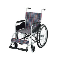 アズワン 車椅子 (スチールタイプ) Fit-ST 1個 7-4327-01（直送品）