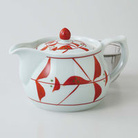 西海陶器 古代朱巻花 MSポット 89585 1個