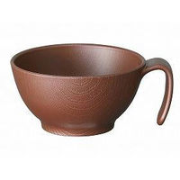 スケーター 木目持ちやすい汁碗ハンドル付 ブラウン 汁椀ハンド NBLS2H NBLS2H ウェルファンカタログ ウェルファンコード：181005（直送品）