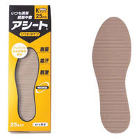 【使い捨てインソール】アシート Kタイプ 25足入 25cm 1個（25足入）