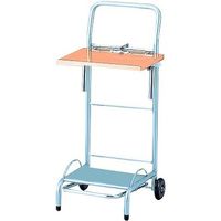 アズワン ゴミ袋スタンド(フタ付) オレンジ NFG-1 1台 8-8851-03（直送品）