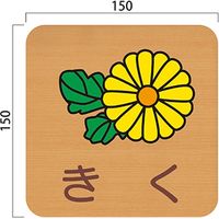 フジタ 平付型木製サイン FW150R 650きく 23-1605（直送品）