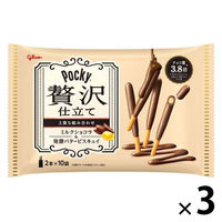 チョコレート ポッキー　贅沢仕立て　ミルクショコラ　 1セット（1個×3）