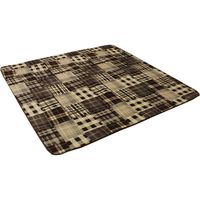 イケヒコ なめらかタッチ カジュアル柄 『メイド RUG』 グレー ラグ 約2000×2500mm 1枚（直送品）