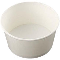 ケーピープラテック 紙製スープカップ　ＫＭ１２７ー５２０　本体　白 54927 1セット（600枚：50枚×12袋）