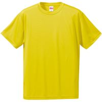 4.7オンス ドライシルキータッチTシャツ 男女兼用 イエロー M 5088-01（直送品）