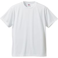 4.7オンス ドライシルキータッチTシャツ 男女兼用 ホワイト S 5088-01（直送品）
