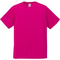 4.7オンス ドライシルキータッチTシャツ 男女兼用 トロピカルピンク M 5088-01（直送品）