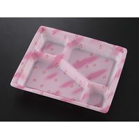 ケーピープラテック 内嵌合蓋付き弁当容器 KIP-1 花霞 セット 19010 1包：400枚（50×8）（直送品）