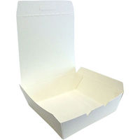 ケーピープラテック 紙製弁当容器 ランチボックス KM-11 白 54905 1包：1000枚（50×20）（直送品）