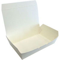 ケーピープラテック 紙製弁当容器 ランチボックス KM-15 白 54907 1包：600枚（50×12）（直送品）