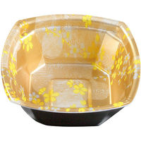 ケーピープラテック 丼容器 Kランチー8 本体耐熱 金桜 55093 1包：600枚（25×24）（直送品）