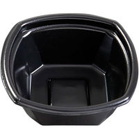 ケーピープラテック 丼容器　Ｋランチー７　本体　黒 55098 1セット（600枚：25枚×24袋）
