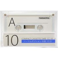 ナガオカ カセットテープ 10分 CC-10 20個（直送品）