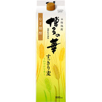 博多の華 黒麹麦焼酎 25度1800ml - アスクル