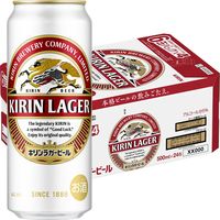 キリン ラガー 500ml 1箱（24缶入）【ビール】 - アスクル