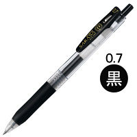 ゲルインクボールペン サラサクリップ 0.7mm 黒 10本 JJB15-BK ゼブラ