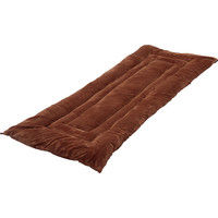 暖かミンクタッチボリュームごろ寝長座布団1枚 ベージュ 幅650mm 奥行1750mm（直送品）