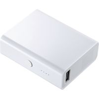 サンワサプライ モバイルバッテリー（5200mAh） BTL-RDC13W 1個（直送品）