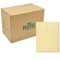 キングコーポレーション 角形0号 箱貼ハトメ 120g OKゴールド 110101　100枚入×1箱（直送品）